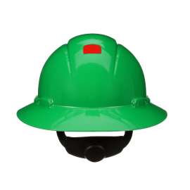 7100240032 H-804SFR-UV SecureFit™ Full Brim Hard Hat H-804SFR-UV, Green 4-Point Pressure Diffusion Ratchet Suspension, with Uvicator, 20 ea/Case