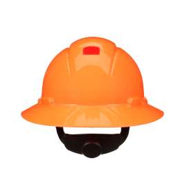 7100240033 H-807SFR-UV SecureFit™ Full Brim Hard Hat H-807SFR-UV, H-Vis Orange, 4-Point Pressure Diffusion Ratchet Suspension with UVicator, 20ea/CS