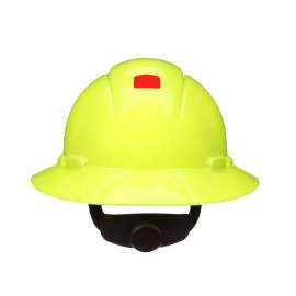 7100240034 H-809SFR-UV SecureFit™ Full Brim Hard Hat H-809SFR-UV, HiVis Yellow, 4-Point Pressure Diffusion Ratchet Suspension with UVicator, 20ea/CS