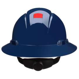 7100240037 H-810SFR-UV SecureFit™ Full Brim Hard Hat H-810SFR-UV, Navy Blue, 4-Point Pressure Diffusion Ratchet Suspension, with UVicator, 20 ea/Case