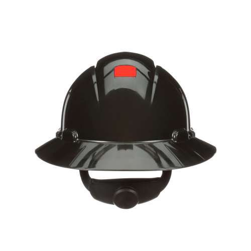 7100240039 H-812SFR-UV SecureFit™ Full Brim Hard Hat H-812SFR-UV, Black, 4-Point Pressure Diffusion Ratchet Suspension, with Uvicator, 20 ea/Case