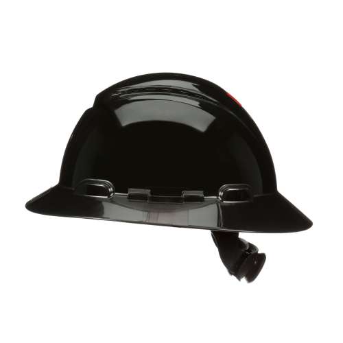 7100240040 H-812SFV-UV SecureFit™ Full Brim Hard Hat H-812SFV-UV, Black, Vented, 4-Point Pressure Diffusion Ratchet Suspension with UVicator, 20ea/CS