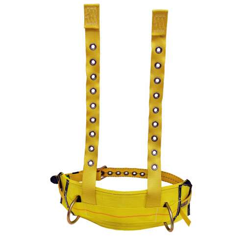 7100241696 1003222 DBI-SALA® Derrick Tongue Buckle Positioning Belt with Tongue Buckle Harness Connector 1003222, Yellow, X-Large