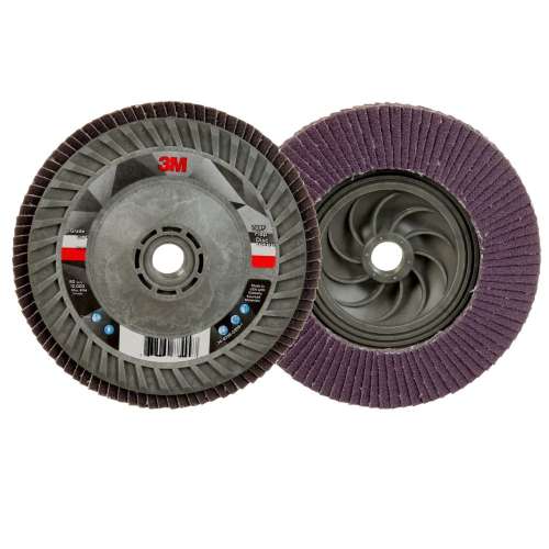 7100242992 Flap Disc 769F, 80+, T29 Quick Change, 5 in x 5/8 in-11, 10 ea/Case