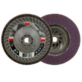 7100243778 Flap Disc 769F, 120+, T29 Quick Change, 5 in x 5/8 in-11, 10 ea/Case