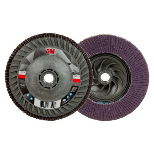 7100243781 Flap Disc 769F, 120+, T27 Quick Change, 5 in x 5/8 in-11, 10 ea/Case