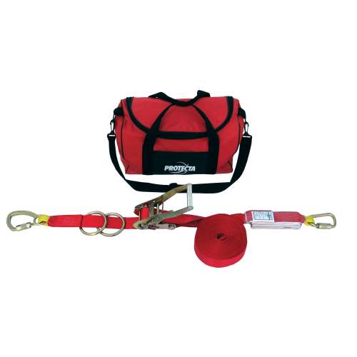 7100243801 1200105 Protecta® Temporary Horizontal Lifeline System No Anchors 1200105, Web, 60 ft