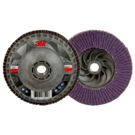 7100243877 Flap Disc 769F, 60+, T27 Quick Change, 4-1/2 in x 5/8 in-11, 10 ea/Case