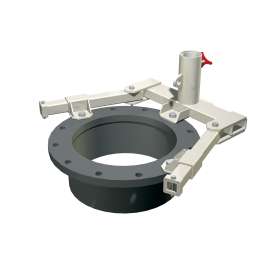 7100244490 8520267 DBI-SALA® Confined Space Integrated Tank Flange Davit Mast Base 8520267, Fits 18 - 36 in dia