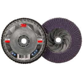 7100244691 Flap Disc 769F, 40+, T27 Quick Change, 4-1/2 in x 5/8 in-11, 10 ea/Case