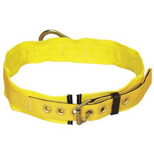 7100246614 1000005 DBI-SALA® Tongue Buckle Restraint Belt with Hip Pad 1000005, Yellow, X-Large