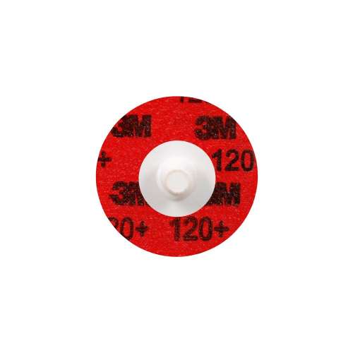 7100254424 Cubitron™ II Roloc™ Durable Edge Disc 984F, 120+ YF-weight, TR, Maroon, 1-1/2 in, Die R150S, 50/Carton, 200 ea/Case