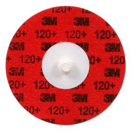7100254437 Cubitron™ II Roloc™ Durable Edge Disc 984F, 120+ YF-weight, TR, Maroon, 3 in, Die R300V, 50/Carton, 200 ea/Case