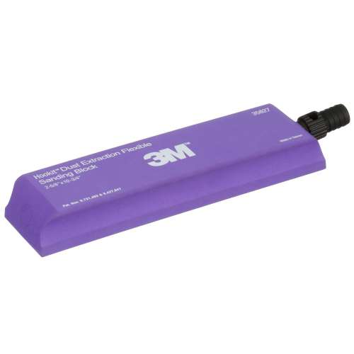 7100256623 Hookit™ Dust Extraction Flexible Sanding Block 35827, 273 mm x 67 mm, 12/Case