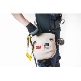 7100258403 1500130 Utility Tool Pouch with Zipper Closure 1500130, Canvas, White