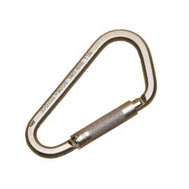 7100261941 2000300 DBI-SALA® Self-Closing/Triple Locking Carabiner 2000300, Zinc Plated Steel, 2 in Gate