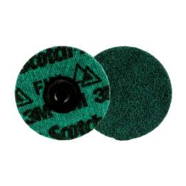 7100264317 Scotch-Brite™ Roloc™ Precision Surface Conditioning Disc, PN-DS, Fine, TS, 3 in, 25/Carton, 100 ea/Case, Dispenser Pack