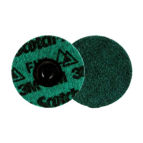 7100264317 Scotch-Brite™ Roloc™ Precision Surface Conditioning Disc, PN-DS, Fine, TS, 3 in, 25/Carton, 100 ea/Case, Dispenser Pack