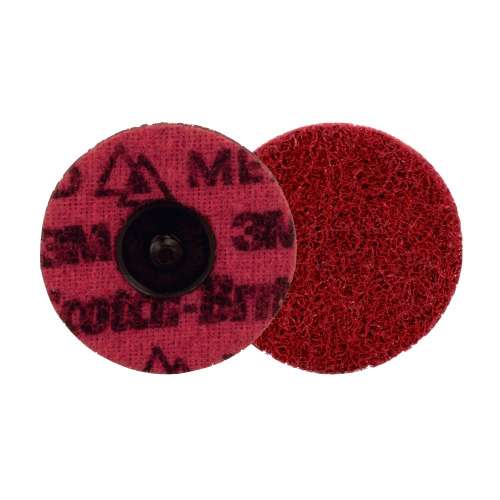 7100264428 Scotch-Brite™ Roloc™ Precision Surface Conditioning Disc, PN-DR, Medium, TR, 3 in, 1000 ea/Case, Bulk