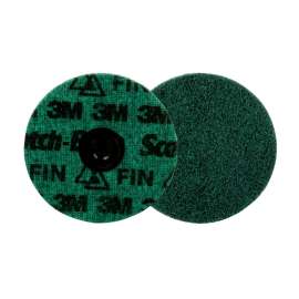 7100271026 Scotch-Brite™ Roloc™ Precision Surface Conditioning Disc, PN-DS, Fine, TS, 4 in, 25/Carton, 100 ea/Case, Dispenser Pack