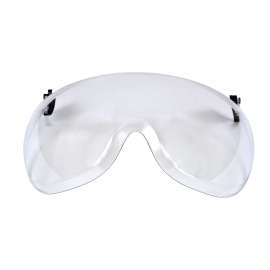 7100271583 X5-SV01-AD-DC Short Visor for X5000 Safety Helmet, X5-SV01-AD-DC, Clear with adapter
