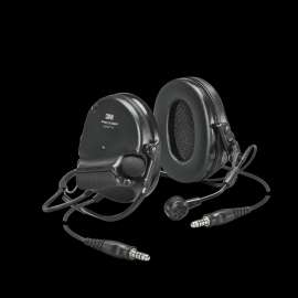 7100274460 MT20H682BB-19N SVS PELTOR™ SwatTac VI NIB Headset MT20H682BB-19N SVS, Dual DL, Black, Backband, 915 MHz, 10 ea/Case
