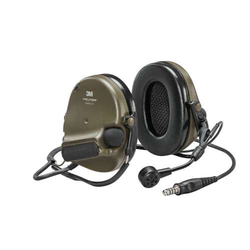 7100274462 MT20H682BB-47N GNS PELTOR™ ComTac™ VI NIB Headset MT20H682BB-47N GNS, Single DL, Green, Backband, 915 MHz, 10 ea/Case