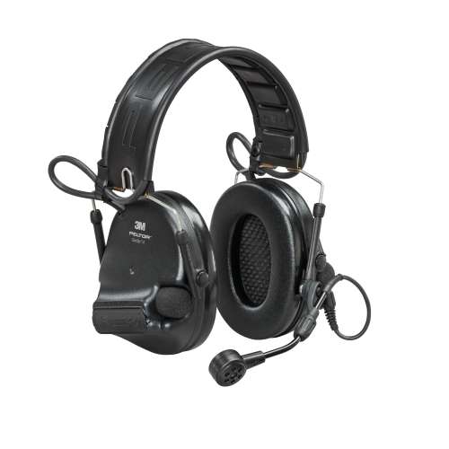 7100274467 MT20H682FB-09N SVS PELTOR™ SwatTac VI NIB Hearing Defender Headset MT20H682FB-09N SVS, Black, Headband & ARC, 915 MHz, 10 ea/Case