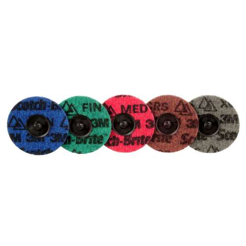 7100278241 Scotch-Brite™ Roloc™ Precision Surface Conditioning Disc, PN-DR, TR, 3 in, Multi-Grade, 10 ea/Case, Multi-pack