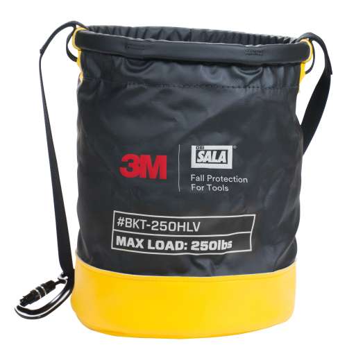 7100279876 1500139 Spill Control Safe Bucket with Drawstring Closure 1500139, 250 lb Capacity, Vinyl, 12.5 in dia x 15 in