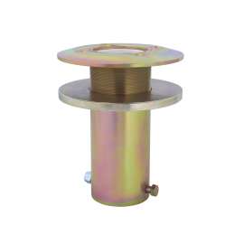 7100280644 8515162 DBI-SALA® Confined Space Permanent Deck Mount Sleeve Davit Mast Base 8515162, Zinc Plated Steel