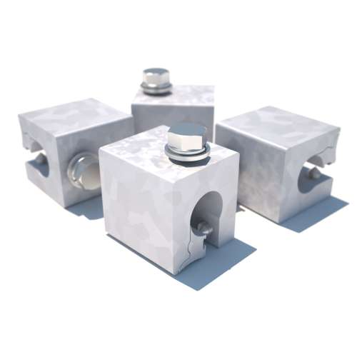 7100280773 7241204 DBI-SALA® Z Maxi Clamp Fastener Kit For Roof Top Anchor 7241204, Fits Bulb Standing Seam, 4 ea/Pack