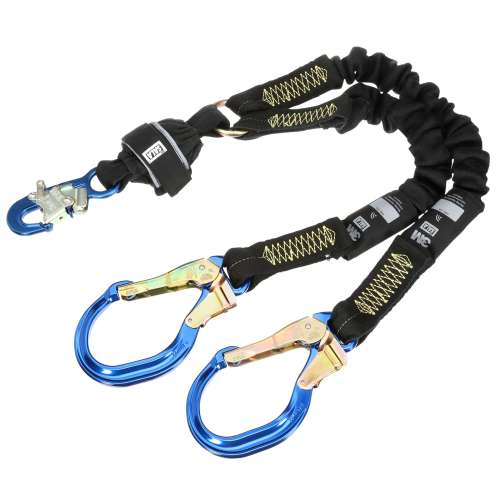 7100302294 1246525 DBI-SALA® ShockWave™ Arc Flash 100% Tie-Off Stretch Web Shock-Absorbing Lanyard 1246525, 6 ft