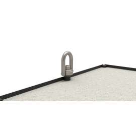 7100306797 8530777 DBI-SALA® Flexiguard™ Counterweight Base Hoist Ring Kit 8530777, 5000 lb, 4 ea/Pack