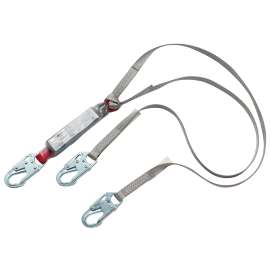 7100307765 1342010 Protecta® 100% Tie-Off Web Shock-Absorbing Lanyard 1342010, 420 lb, 6 ft