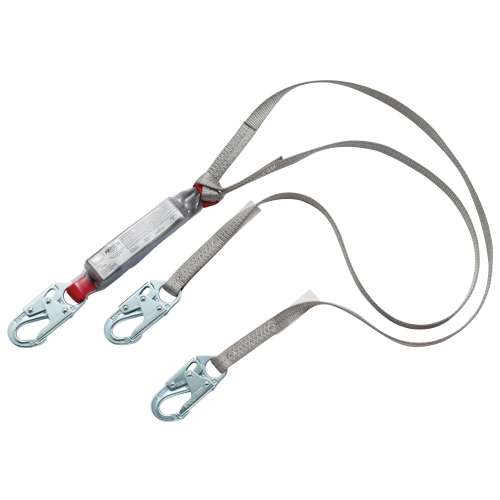 7100307765 1342010 Protecta® 100% Tie-Off Web Shock-Absorbing Lanyard 1342010, 420 lb, 6 ft