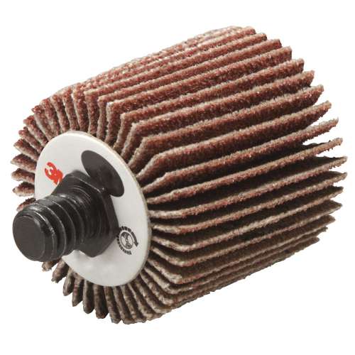 7100307833 Flap Wheel 244D, 60 X-weight, Type 84, 3 in x 1 in x 1/4 in-20 External, 10 ea/Case