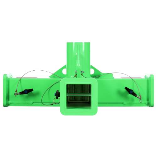 7100309553 8513593 DBI-SALA® Confined Space Integrated Adjustable Catwalk Clamp Davit Mast Base Center Section with Sleeve 8513593