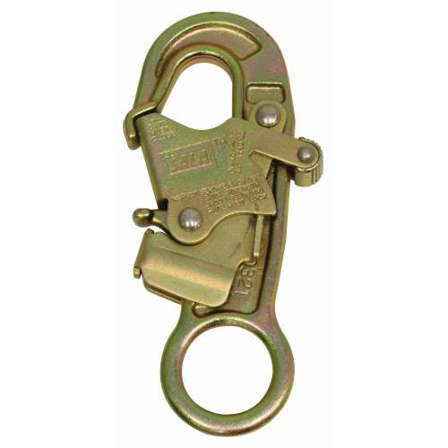 7100310338 9502116 Double Locking Snap Hook 9502116, Zinc Plated Steel, 3600 lb Gate,0.75 in Throat