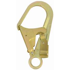 7100311021 2109193 Double Locking Rebar Snap Hook 2109193, Zinc Plated Steel, 3600 lb Gate, 2 1/2 in Throat