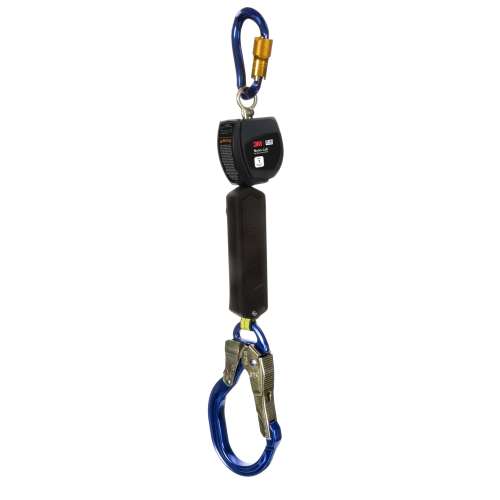 7100313174 3100539 DBI-SALA® Nano-Lok™ Personal Self-Retracting Lifeline with Anchor Hook, Web Aluminum Rebar Hook, 3100539, 6 ft., Class 1, ANSI