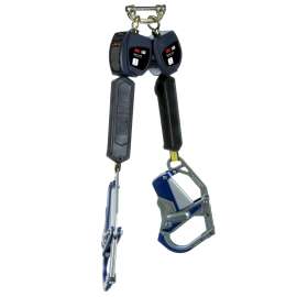 7100313186 3100554 DBI-SALA® Nano-Lok™ Personal Twin-Leg Self Retracting Lifeline, Web comfort Grip, 3100554, 6 ft., Class 1, ANSI