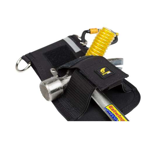 7100314287 1500094 Hammer Holster and Hook2Quick Ring Coil Tether 1500094, 2 lbCapacity, 3 - 62 in