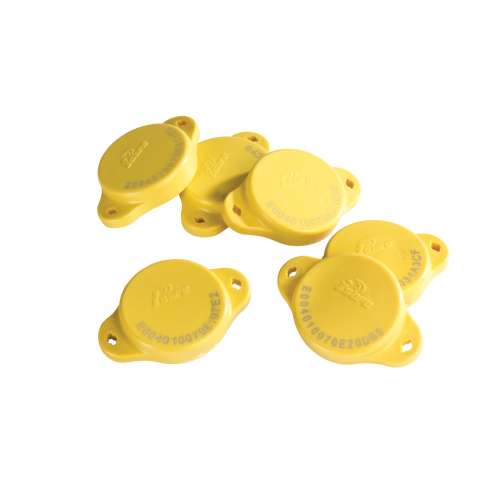 7100314320 9505839 CSID Connected Safety ID Mechanical Mount HF RFID Tag 9505839,Yellow, 25 ea/Pack