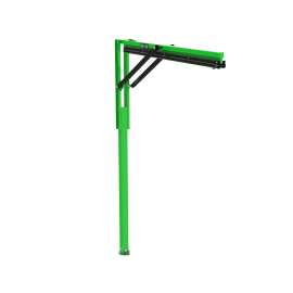 7100314336 8530902 DBI-SALA® FlexiGuard™ M200 Modular Jib Semi-Fixed Height Mast Anchor 8530902, 2 User, 20 ft Height, 12 ft Width
