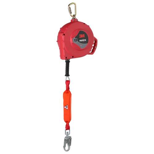 7100318442 3590048 Protecta® Edge Self-Retracting Lifeline 3590048, Galvanized Cable, Steel Swivel Snap Hook, 50ft., Class 2, ANSI