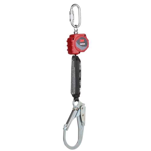 7100319830 3100508 Protecta® Self-Retracting Lifeline with Carabiner 3100508, Web, Steel Rebar Hook, 6ft