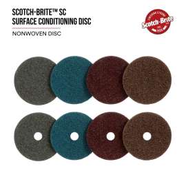 7100320271 Scotch-Brite™ Surface Conditioning Disc, SC-DH, A/O Coarse, 2 in x 1/2 in