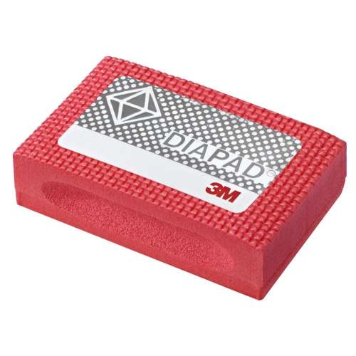 7100323058 Flexible Diamond Hand Lap 6200J, M74, Red, 2-1/4 in x 3-3/4 in, 10 ea/Case