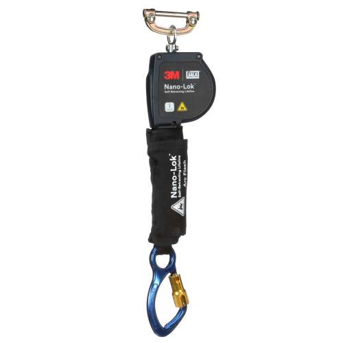 7100325447 3100577 DBI-SALA® Nano-Lok™ Arc Flash Self-Retracting Lifeline with Quick Connect 3100577, Web, Aluminum Carabiner, 8 ft